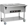 imageVEVOR 5Pan Commercial Food Warmer 5 x 206QT Electric Steam Table 3750W Professional Buffet Catering Food Warmer with Acrylic Sneeze Guard Food Grade Stainless Steel Server for Party Restaurant3 Pan
