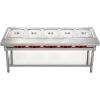 imageVEVOR 5Pan Commercial Food Warmer 5 x 206QT Electric Steam Table 3750W Professional Buffet Catering Food Warmer with Acrylic Sneeze Guard Food Grade Stainless Steel Server for Party Restaurant5 Pot