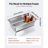 imageVEVOR 6 Pack Hotel Pans Full Size 6Inch Stainless Steel Steam Table PansAntiJam Catering Trays for Steam Tables for Home Party Restaurant Hotel Buffet6 1 Pack