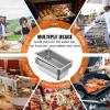 imageVEVOR 6 Pack Hotel Pans Full Size 6Inch Stainless Steel Steam Table PansAntiJam Catering Trays for Steam Tables for Home Party Restaurant Hotel Buffet6 Deep 6 Pack