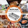imageVEVOR 6 Pack Hotel Pans Full Size 6Inch Stainless Steel Steam Table PansAntiJam Catering Trays for Steam Tables for Home Party Restaurant Hotel Buffet4 Deep 6 Pack
