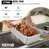 imageVEVOR 6 Pack Hotel Pans Full Size 6Inch Stainless Steel Steam Table PansAntiJam Catering Trays for Steam Tables for Home Party Restaurant Hotel Buffet6 Deep 6 Pack