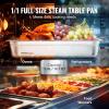 imageVEVOR 6 Pack Hotel Pans Full Size 6Inch Stainless Steel Steam Table PansAntiJam Catering Trays for Steam Tables for Home Party Restaurant Hotel Buffet4 Deep 1 PackThickened