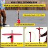 imageVEVOR 6quot Diameter 39quot Length Nylon Corless Ice Auger Drill Bit for Ice Fishing with Extra 118quot Extension Rod Drill Adapter Top Plate and Blade Guard