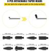 imageVEVOR 73 PCS Dent Repair Kit Auto Car Body Paintless Dent Removal Tool Kit Golden Lifter Bridge Puller Slide Hammer Tool Kit for Automobile Body Washing Machine Refrigerator13 Pcs with 5 Rods