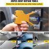 imageVEVOR 73 PCS Dent Repair Kit Auto Car Body Paintless Dent Removal Tool Kit Golden Lifter Bridge Puller Slide Hammer Tool Kit for Automobile Body Washing Machine Refrigerator89PCS with 10 Rods