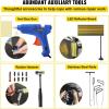 imageVEVOR 73 PCS Dent Repair Kit Auto Car Body Paintless Dent Removal Tool Kit Golden Lifter Bridge Puller Slide Hammer Tool Kit for Automobile Body Washing Machine Refrigerator89PCS with 10 Rods