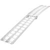imageVEVOR 75ft Aluminum Ramps 1500 lbs Folding Loading Ramps 2 pcs Set for Pickup Trucks Bed Trailers Ramp with Load Straps for Dirt Bike UTV ATV Trucks Lawn Mowers Cargo Trailer 89quot L x 12quot W750lbs