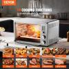 imageVEVOR 7IN1 Air Fryer Toaster Oven 18L Convection Oven 1800W Stainless Steel Toaster Ovens Countertop Combo with Grill Pizza Pan Gloves 6 Slices Toast 10inch Pizza Home Use28L Convection Oven