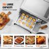 imageVEVOR 7IN1 Air Fryer Toaster Oven 18L Convection Oven 1800W Stainless Steel Toaster Ovens Countertop Combo with Grill Pizza Pan Gloves 6 Slices Toast 10inch Pizza Home Use28L Convection Oven