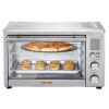 imageVEVOR 7IN1 Air Fryer Toaster Oven 18L Convection Oven 1800W Stainless Steel Toaster Ovens Countertop Combo with Grill Pizza Pan Gloves 6 Slices Toast 10inch Pizza Home Use28L Convection Oven