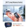 imageVEVOR 8KW Diesel Heater All in One DC1224V Fast Heating Diesel Air Heater with Remote Control and Color Digital Display Low Noise Voice Announcement for RV Truck Camper Van Boat and TrailerRed