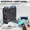 imageVEVOR 8KW Diesel Heater All in One DC1224V Fast Heating Diesel Air Heater with Remote Control and Color Digital Display Low Noise Voice Announcement for RV Truck Camper Van Boat and TrailerBlack