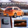 imageVEVOR 8KW Diesel Heater All in One DC1224V Fast Heating Diesel Air Heater with Remote Control and Color Digital Display Low Noise Voice Announcement for RV Truck Camper Van Boat and TrailerOrange