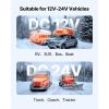 imageVEVOR 8KW Diesel Heater All in One DC1224V Fast Heating Diesel Air Heater with Remote Control and Color Digital Display Low Noise Voice Announcement for RV Truck Camper Van Boat and TrailerOrange