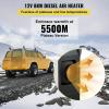 imageVEVOR 8KW Diesel Heater All in One DC1224V Fast Heating Diesel Air Heater with Remote Control and Color Digital Display Low Noise Voice Announcement for RV Truck Camper Van Boat and TrailerWhite