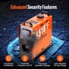 imageVEVOR 8KW Diesel Heater All in One DC1224V Fast Heating Diesel Air Heater with Remote Control and Color Digital Display Low Noise Voice Announcement for RV Truck Camper Van Boat and TrailerOrangeBlack