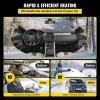 imageVEVOR 8KW Diesel Heater All in One DC1224V Fast Heating Diesel Air Heater with Remote Control and Color Digital Display Low Noise Voice Announcement for RV Truck Camper Van Boat and TrailerWhite