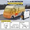 imageVEVOR 8KW Diesel Heater All in One DC1224V Fast Heating Diesel Air Heater with Remote Control and Color Digital Display Low Noise Voice Announcement for RV Truck Camper Van Boat and TrailerWhite