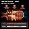 imageVEVOR 8KW Diesel Heater All in One DC1224V Fast Heating Diesel Air Heater with Remote Control and Color Digital Display Low Noise Voice Announcement for RV Truck Camper Van Boat and TrailerBlack