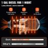imageVEVOR 8KW Diesel Heater All in One DC1224V Fast Heating Diesel Air Heater with Remote Control and Color Digital Display Low Noise Voice Announcement for RV Truck Camper Van Boat and TrailerRedblack