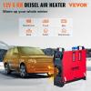 imageVEVOR 8KW Diesel Heater All in One DC1224V Fast Heating Diesel Air Heater with Remote Control and Color Digital Display Low Noise Voice Announcement for RV Truck Camper Van Boat and TrailerRed