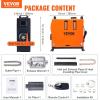 imageVEVOR 8KW Diesel Heater All in One DC1224V Fast Heating Diesel Air Heater with Remote Control and Color Digital Display Low Noise Voice Announcement for RV Truck Camper Van Boat and TrailerOrangeBlack