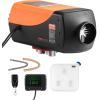 imageVEVOR 8KW Diesel Heater DC1224V Fast Heating Diesel Air Heater with Remote Control and Color Digital Display 10L Fuel Tank Low Noise Voice Announcement for RV Truck Boat and TrailerOrange