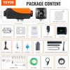 imageVEVOR 8KW Diesel Heater DC1224V Fast Heating Diesel Air Heater with Remote Control and Color Digital Display 10L Fuel Tank Low Noise Voice Announcement for RV Truck Boat and TrailerOrange