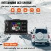 imageVEVOR 8KW Diesel Heater DC1224V Fast Heating Diesel Air Heater with Remote Control and Color Digital Display 10L Fuel Tank Low Noise Voice Announcement for RV Truck Boat and TrailerBlack