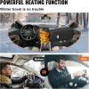 imageVEVOR 8KW Diesel Heater DC1224V Fast Heating Diesel Air Heater with Remote Control and Color Digital Display 10L Fuel Tank Low Noise Voice Announcement for RV Truck Boat and TrailerBlack