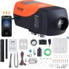 imageVEVOR 8KW Diesel Heater DC1224V Fast Heating Diesel Air Heater with Remote Control and Color Digital Display 10L Fuel Tank Low Noise Voice Announcement for RV Truck Boat and TrailerOrange