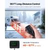 imageVEVOR 8KW Diesel Heater DC1224V Fast Heating Diesel Air Heater with Remote Control and Color Digital Display 10L Fuel Tank Low Noise Voice Announcement for RV Truck Boat and TrailerOrange