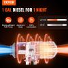 imageVEVOR 8KW Diesel Heater DC1224V Fast Heating Diesel Air Heater with Remote Control and Color Digital Display 10L Fuel Tank Low Noise Voice Announcement for RV Truck Boat and TrailerOrange