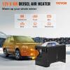 imageVEVOR 8KW Diesel Heater Diesel Heater All in One with Automatic Altitude Adjustment Max 18045 ft Bluetooth App Control Remote Control and LCD Portable Diesel Air Heater for Vehicles and OutdoorsBlack