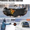 imageVEVOR 8KW Diesel Heater Diesel Heater All in One with Automatic Altitude Adjustment Max 18045 ft Bluetooth App Control Remote Control and LCD Portable Diesel Air Heater for Vehicles and OutdoorsBlack