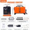 imageVEVOR 8KW Diesel Heater Diesel Heater All in One with Automatic Altitude Adjustment Max 18045 ft Bluetooth App Control Remote Control and LCD Portable Diesel Air Heater for Vehicles and OutdoorsOrangeBlack