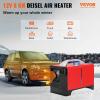 imageVEVOR 8KW Diesel Heater Diesel Heater All in One with Automatic Altitude Adjustment Max 18045 ft Bluetooth App Control Remote Control and LCD Portable Diesel Air Heater for Vehicles and OutdoorsRedBlack