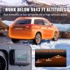 imageVEVOR 8KW Diesel Heater Diesel Heater All in One with Automatic Altitude Adjustment Max 18045 ft Bluetooth App Control Remote Control and LCD Portable Diesel Air Heater for Vehicles and OutdoorsOrangeBlack