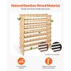 imageVEVOR 8Tier 72 Bottles Stackable Modular Wine Rack Freestanding Wines Holder Display Shelf Solid Bamboo Wood Storage Racks WobbleFree Shelves for Kitchens Dining Rooms Cellars Natural ColorOriginal Wooden Colour