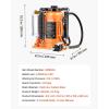imageVEVOR Air Hydraulic Bottle Jack 20 Ton40000 LBS All Welded Bottle Jack 104197 inch Lifting Range Manual Handle and Air Pump for Car Pickup Truck RV Auto Repair Industrial Engineering20T Pneumatic Type