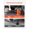 imageVEVOR Air Hydraulic Bottle Jack 20 Ton40000 LBS All Welded Bottle Jack 104197 inch Lifting Range Manual Handle and Air Pump for Car Pickup Truck RV Auto Repair Industrial Engineering12T Pneumatic Type