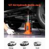 imageVEVOR Air Hydraulic Bottle Jack 20 Ton40000 LBS All Welded Bottle Jack 104197 inch Lifting Range Manual Handle and Air Pump for Car Pickup Truck RV Auto Repair Industrial Engineering12T Pneumatic Type