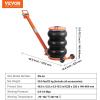 imageVEVOR Air Jack 5 Ton11000 lbs Triple Bag Air Jack 410 S Lifting Pneumatic Jack with Heightened Column Lift up to 215quotampamp Adjustable Handle with Thick Rubber Pad Fits for Car SUV Pickup Truck