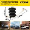 imageVEVOR Air Jack 6 Ton13000 lbs Quadruple Bag Air Jack Lift up to 265quot with Heightened Column ampamp Adjustable Handle Thick Rubber Pad 25 S Fast Lifting Pneumatic Jack for Car SUV Pickup Truck5T Long Handle
