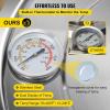 imageVEVOR Alcohol Still 5Gal20L Alcohol Distiller Stainless Steel Distillery Kit for Alcohol with Copper Tube Home Brewing Kit Buildin Thermometer for DIY Whisky Wine Brandy5Gal