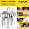 imageVEVOR Alcohol Still 8GAL30L Alcohol Distiller with Thumper Keg Distillery Kit for Alcohol with Copper Tube ampamp Buildin Thermometer ampamp Water Pump132Gal