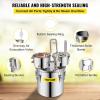 imageVEVOR Alcohol Still 8GAL30L Alcohol Distiller with Thumper Keg Distillery Kit for Alcohol with Copper Tube ampamp Buildin Thermometer ampamp Water Pump5Gal