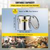 imageVEVOR Alcohol Still 8GAL30L Alcohol Distiller with Thumper Keg Distillery Kit for Alcohol with Copper Tube ampamp Buildin Thermometer ampamp Water Pump5Gal