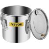 imageVEVOR Alcohol Still 8GAL30L Alcohol Distiller with Thumper Keg Distillery Kit for Alcohol with Copper Tube ampamp Buildin Thermometer ampamp Water Pump5Gal
